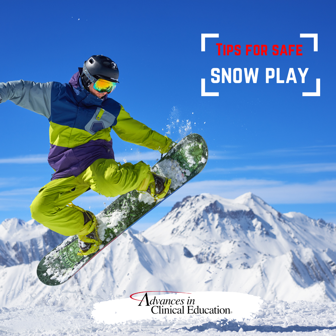 January is National Winter Sports Traumatic Brain Injury (TBI) Awareness Month.

To fully embrace the magic of snow and snow sports, we pulled together some tips for safe snow play.

✔️Wear a helmet!  
✔️Know before you go! 
✔️When you can, stay near medical care.