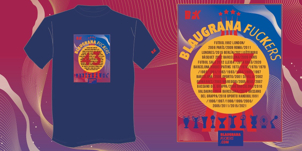 43 🏆 copes d'Europa. El club més gran del món!
No et deixis perdre la nova samarreta dissenyada per #blaugranafuckers!! Orgull d'equip, orgull de seccions!
#FCBarcelona #football #futbol #ForçaBarça #Campnou #limitededition