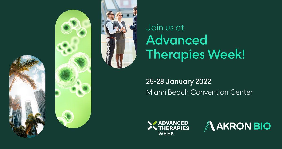 Our team is counting the days until we connect with current and future customers, friends, and colleagues in our sunny home state at <a href="/Phacilitate/">Phacilitate</a>’s #AdvancedTherapiesWeek! Plan to stop by our booth #223 to learn more about Akron Bio’s latest updates and advancements.