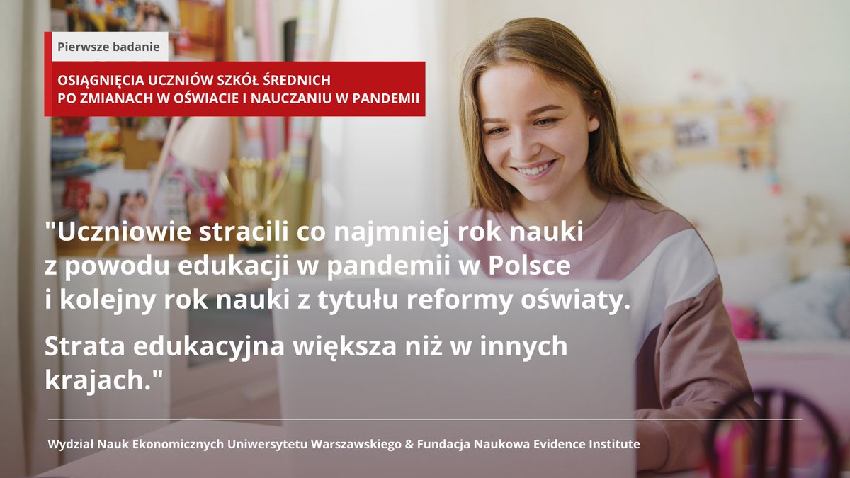 WNE_UW (@econuw) on Twitter photo Badacze <a href="/EconUW/">WNE_UW</a> <a href="/UniWarszawski/">Uniwersytet Warszawski</a> i <a href="/EvidInstitute/">Evidence Institute</a> - <a href="/TGajderowicz/">Tomasz Gajderowicz</a> <a href="/JakubowskiEvid/">Maciej Jakubowski</a> zaprezentowali dzisiaj wyniki pierwszego badania wiedzy i umiejętności uczniów po pandemii oraz po zmianach w oświacie od 2016 roku. Wyniki badania zrealizowanego z <a href="/warszawa/">Warszawa</a>: bit.ly/3tsHSEc Badacze <a href="/EconUW/">WNE_UW</a> <a href="/UniWarszawski/">Uniwersytet Warszawski</a> i <a href="/EvidInstitute/">Evidence Institute</a> - <a href="/TGajderowicz/">Tomasz Gajderowicz</a> <a href="/JakubowskiEvid/">Maciej Jakubowski</a> zaprezentowali dzisiaj wyniki pierwszego badania wiedzy i umiejętności uczniów po pandemii oraz po zmianach w oświacie od 2016 roku. Wyniki badania zrealizowanego z <a href="/warszawa/">Warszawa</a>: bit.ly/3tsHSEc