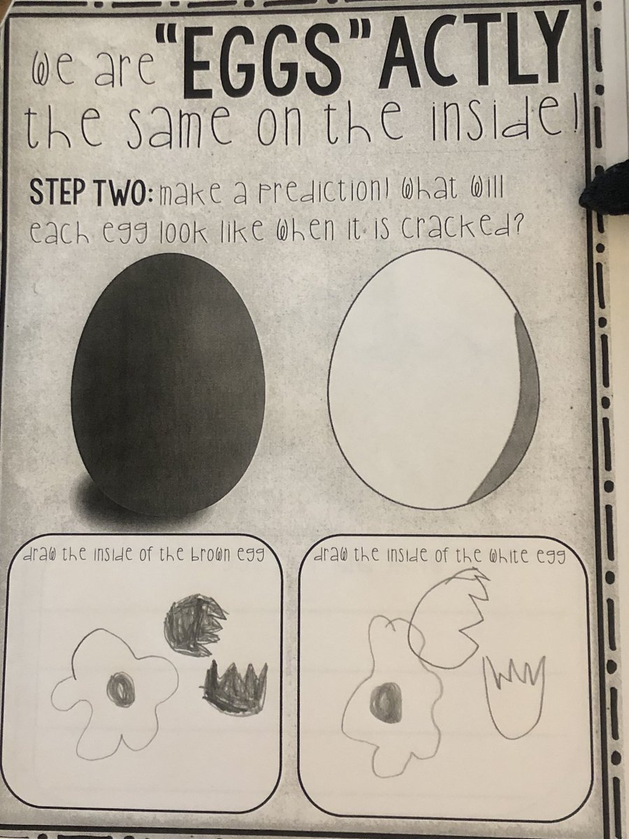 MrsGamble116's tweet photo. Thank you, Mrs. Hayes, for teaching the whole 3rd grade about how we are all “EGGS” ACTLY the same on the inside even if we look different on the outside.  #kindnessmatters ⁦@rhayes112⁩  ⁦@Grandview_Elem⁩ #CSD_ALLMEANSALL https://t.co/aTPovgx4kA