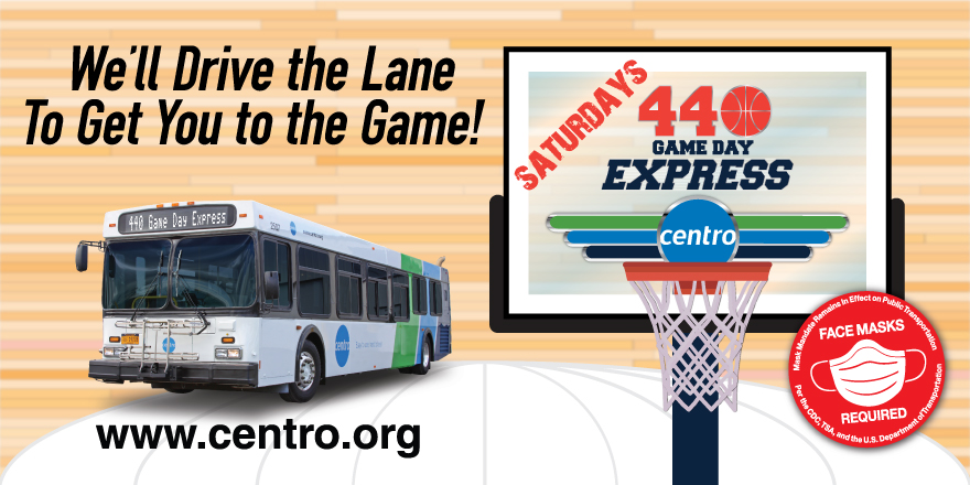 ATTENTION SU BASKETBALL FANS! Centro's 440 GAME DAY EXPRESS will operate from the Downtown Transit Hub on Saturday, January 15th when the @Cuse_MBB take on @FSUHoops in the Dome at 3:00 PM. For fare and schedule information go to https://t.co/LBWkyy21KZ #GoCentroBus https://t.co/dWvkxFaKfu