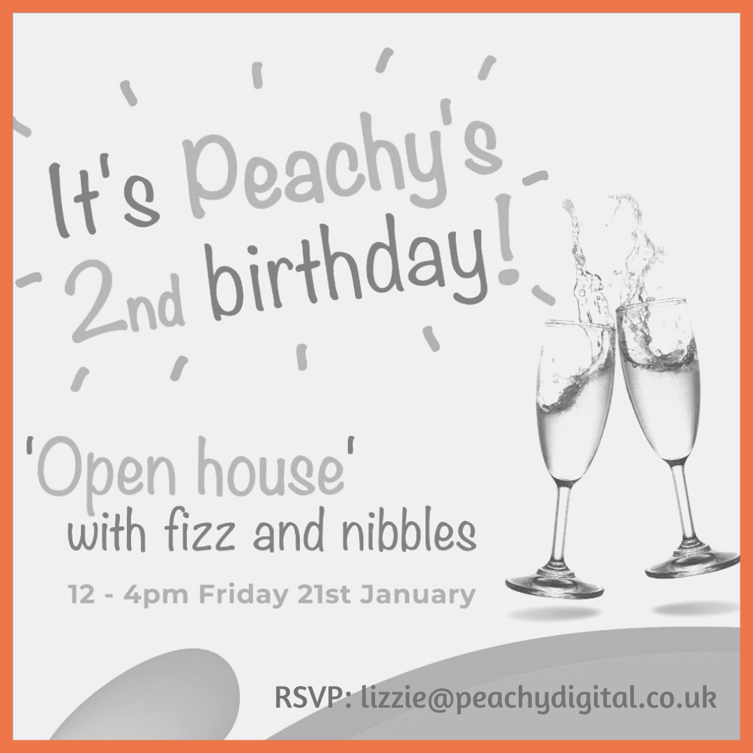 _peachydigital's tweet photo. Party countdown: one week today!
We'd love to welcome as many of our fab clients, suppliers and followers as possible - just let us know if you're coming as we'd hate to run out of bellinis!
#PeachyDigital #PeachyIs2 #PeachyParty #Partaaaay https://t.co/I9JNREBQbk