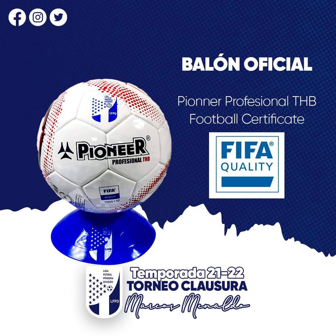 BALÓN OFICIAL #Pioneer CLAUSURA 22’ MARCOS MENALDO | ⚽️🇬🇹

Nuestro nuevo balón oficial para el Clausura 22’ Marcos Menaldo marca #PIONEER 

#LaLigaDeAscenso