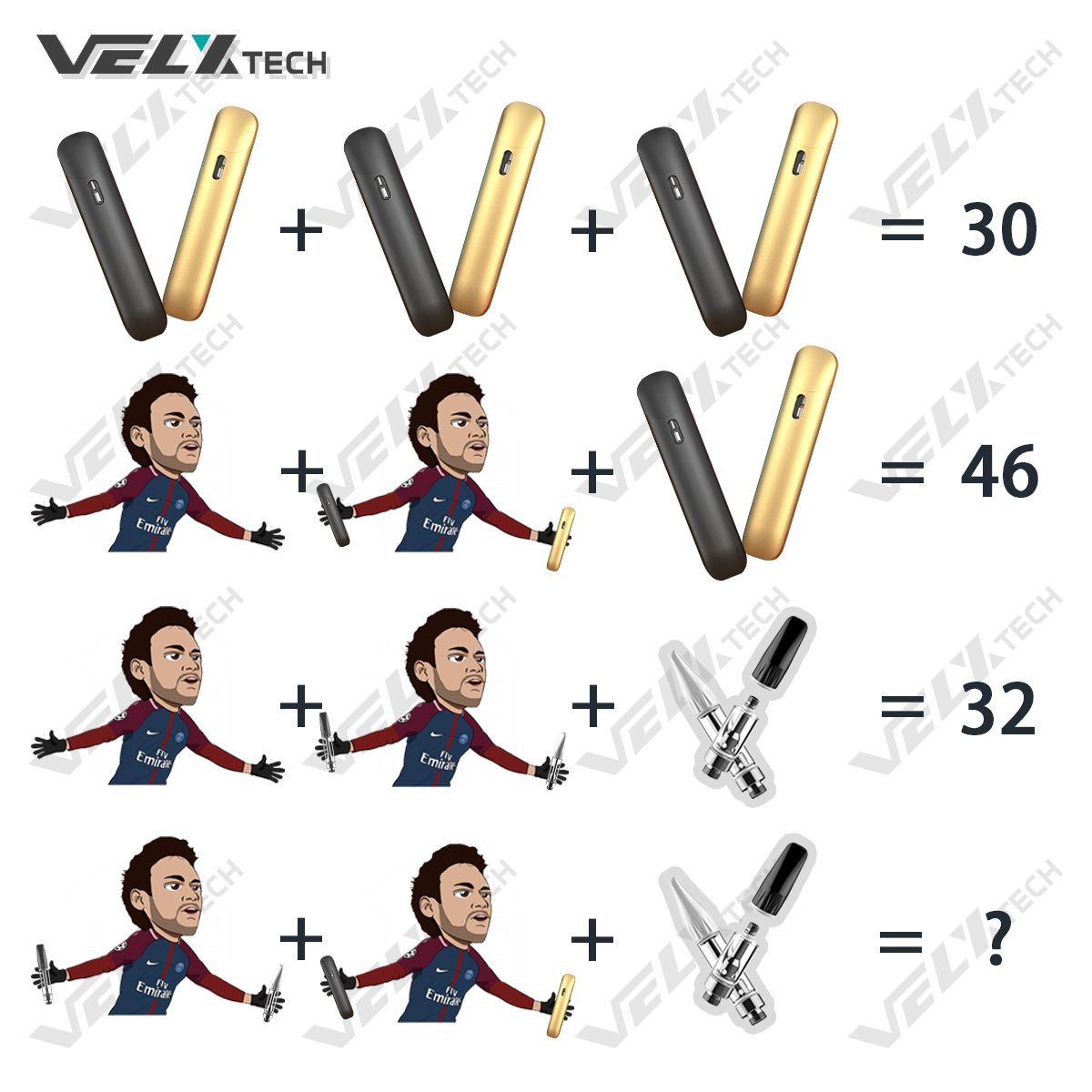 velxtech's tweet photo. How long will it take you to get the answer?🤣 
#cbddisposablevapes #vape #puff #cbdecig #vapor #ecigarette #juice #eliquid #cbdvape #vapelife #vapebattery #vapefactory https://t.co/9KFUsr83IG