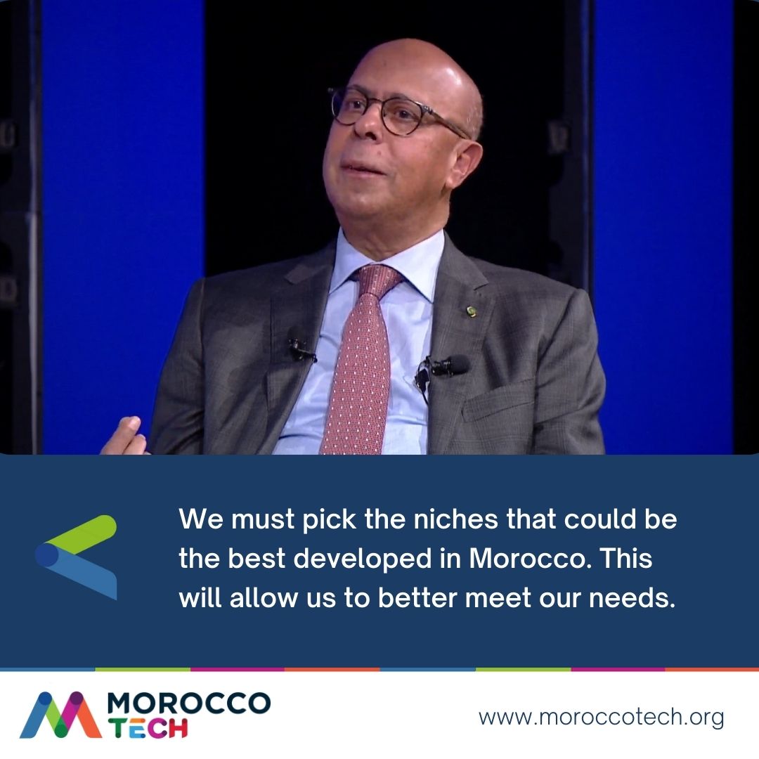 moroccotech_ofc's tweet photo. Mr Mohamed Horani, Chairman of HPS, about MoroccoTech:
"We must pick the niches that could be the best developed in Morocco. This will allow us to better meet our needs. " https://t.co/zXBons9HKR