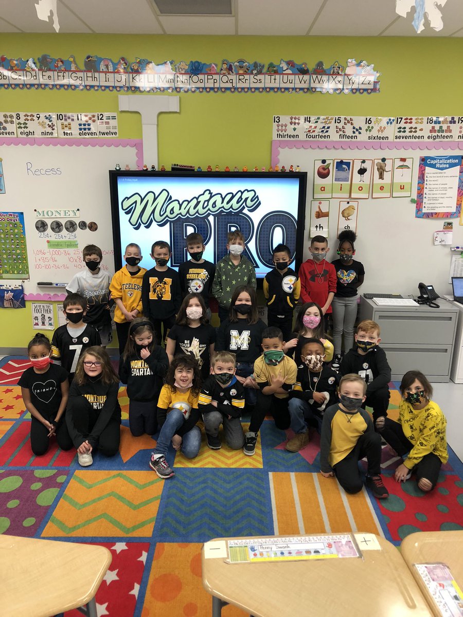 Montour Elementary Believes!! Let’s go Steelers!! <a href="/steelers/">Pittsburgh Steelers</a>  <a href="/_BigBen7/">BigBen7.com</a> #🖤💛 #Igotafeeling #montourproud