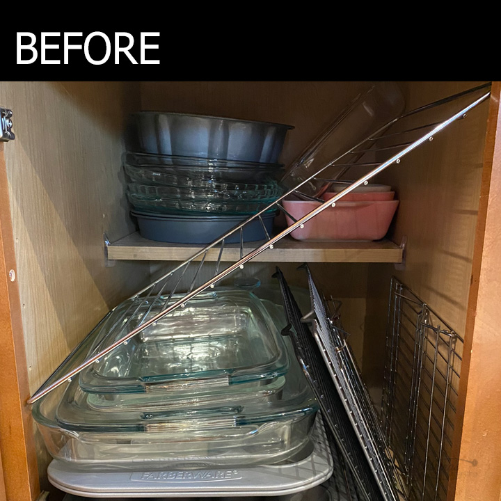 SMQorg's tweet image. Rearranging a baking supplies area to maximize the space can be tricky. This week's DIY post shows you how to maximize  a 24 inch opening for all your baking supplies! Watch the video to see the transformation! sabrinasorganizing.com/small-baking-c… #kitchenorganizationtips #homeorganizingideas