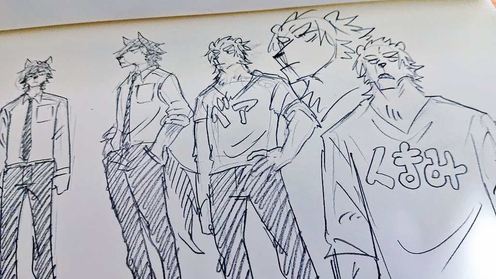 かなり前にコミケで買わせていただいた
ネタ帳を消化すべく落書き!
(正直ちょっと使いにくい) 