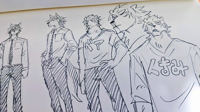 かなり前にコミケで買わせていただいた
ネタ帳を消化すべく落書き!
(正直ちょっと使いにくい) 