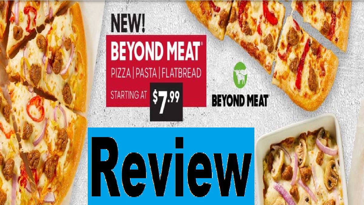 Pizza Hut Beyond Meat Pizza Review https://t.co/K9VlEqd4lk