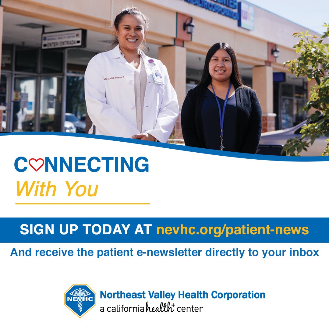 NEVHC's tweet photo. Last month, we sent out the FIRST patient e-newsletter! If you would like to receive February’s edition directly to your inbox, sign up at https://t.co/R9tA3Dcarj
You can also access December’s edition at this link by visiting the archives section. 

#NEVHC https://t.co/4v01ohiQrF