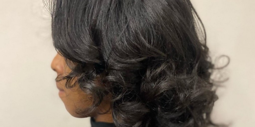 PMTSArlington's tweet photo. Here’s to always pushing the limit &amp; getting better, one style at a time. ✂️🖤// 📸: @ herluxstyles (IG)

Yup, That’s Everything ✂️💚Receive a scalp treatment, deep conditioning treatment, &amp; haircut for $25 in Phase 1 ($30 in Phase 2)

Book your appt. ➡️ https://t.co/gheKdCvgXz https://t.co/29gLqW5wOa