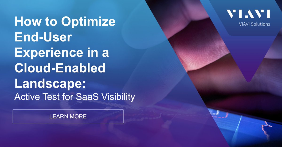 ViaviSolutions's tweet image. WHITE PAPER | With the right tools, you can collect and combine active #monitoring data, enriched #FlowData, and packet information to get the deep insights necessary to optimize end-user experience, on-premise or in the #cloud. Start learning how: ow.ly/qAgS50Hpc8x