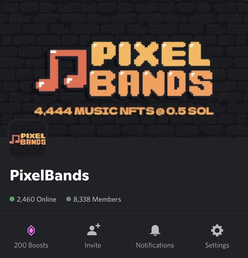 Some of our community members said they’d get a tattoo of @PixelBandsNFT if we got 200 boosts. We did it before launch. Who else? 👀