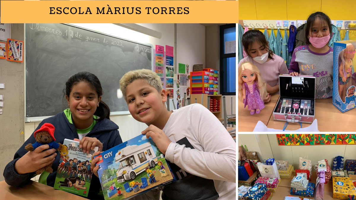 Quina il·lusió els ha fet als alumnes de Narinan del centre escolar <a href="/EscolaMTorres/">Escola Màrius Torres</a>  rebre els regals dels Reis d’Orient! 

Gràcies a l’#ArbredelsSomnis 🥰 de <a href="/caixabank/">CaixaBank</a> i <a href="/FundlaCaixaCAT/">Fundació ”la Caixa”</a> 

#infants #famílies #educació #voluntariat #Narinan #reisdorient #ilusió