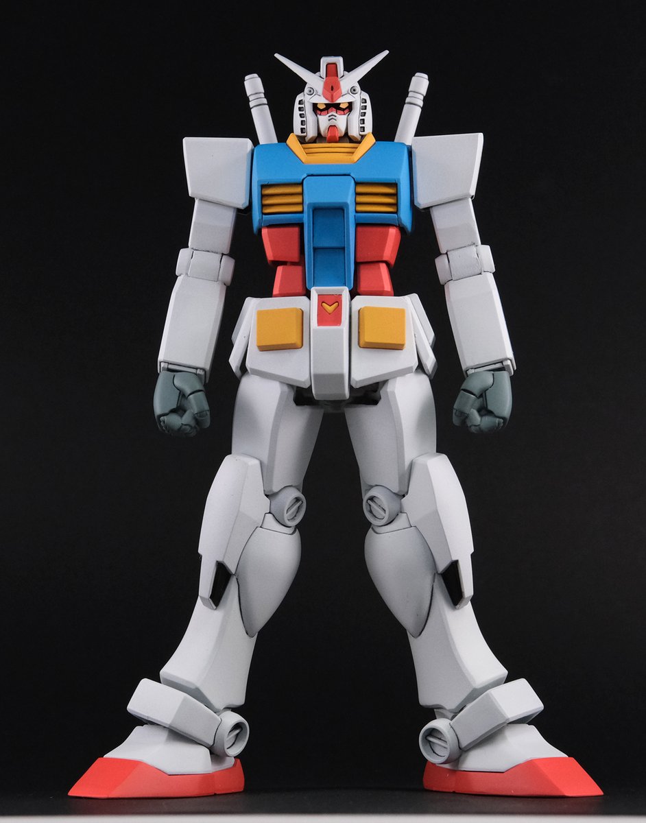 エントリーグレード RX-78-2ガンダム、完成しました！ ・目／頭部の形