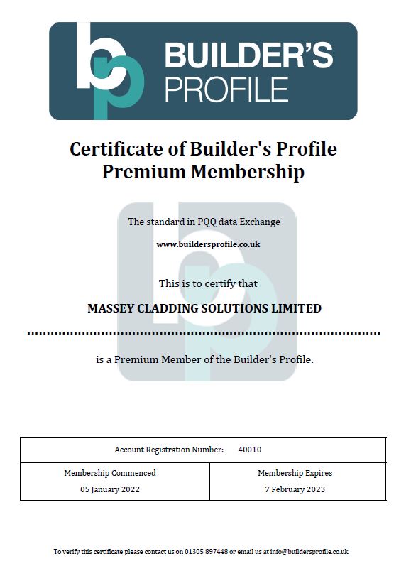 Massey Cladding Solutions Ltd. tweet media