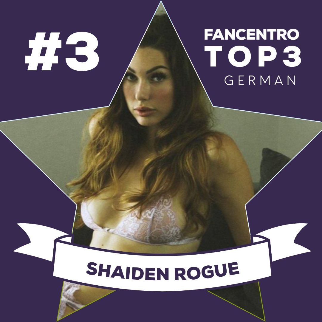 This week we are sharing Fancentro's
 ✨T O P   3   G E R M A N   C R E  A T O R S ✨
Third place goes to Shaiden Rogue ! Check out what has earned her third place this month...she's waiting for you! 🔥

#adultcontent #model
➡️ go.fancentro.com/ShaidenRogue