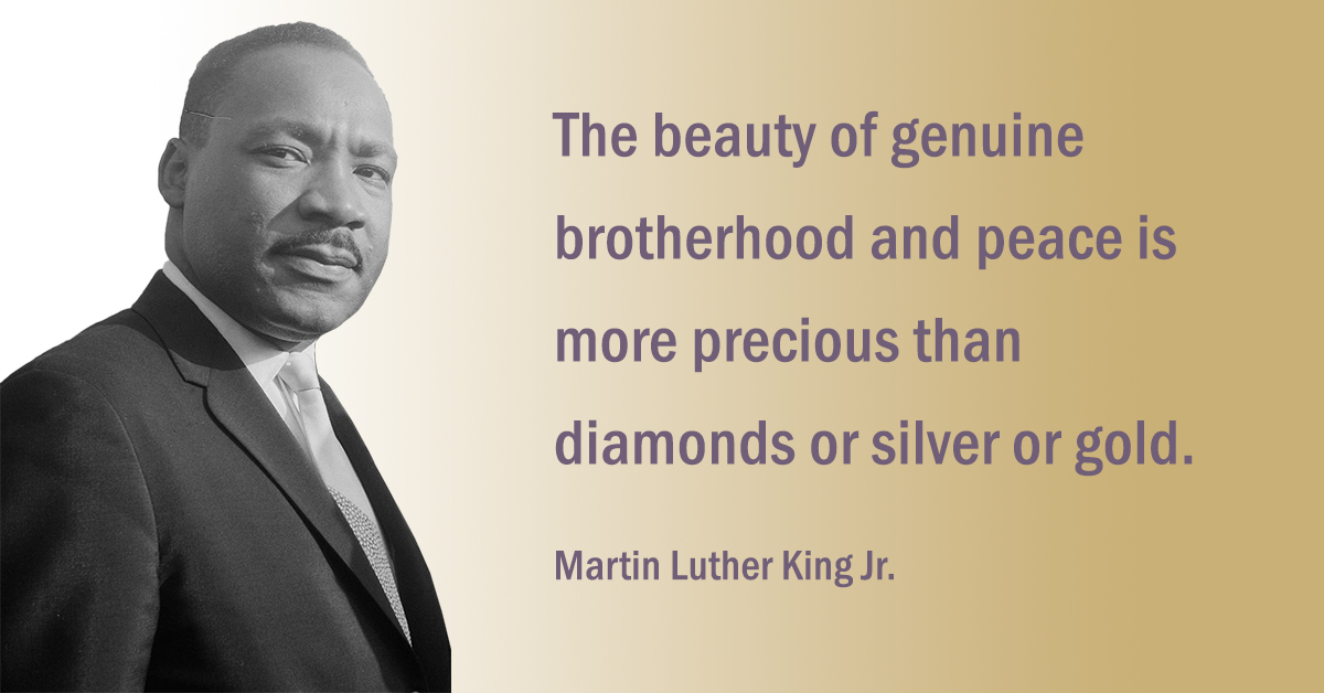 Valuing inclusivity and peace, in observance of Martin Luther King, Jr. Day, our offices will be closed on Monday, January 17. ATMs, Telephone Banking, Online Banking & Mobile Banking are available 24/7. >> Deposits made on 1/17 will be processed the next business day.