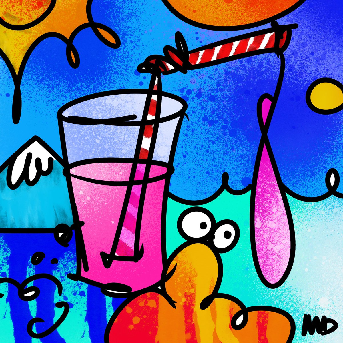 DreamSquiggles's tweet image. GM! Fresh new art in Dream Squiggles collection! ☀️ If you’re thirsty, get… 

“Quenched” - Slice 45 💦
opensea.io/assets/ethereu…
#NFTs #NFTartist #NFTart #NFTCommunity