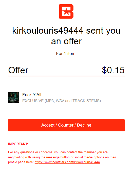 GlobeatsMusic's tweet photo. Wow this is CRAZY! I can't miss this deal!!! 🥳
@beatstars #musicproducer #musicproducertips #howtomakemoneyfast #recordingartists https://t.co/P3W7dCLsVe