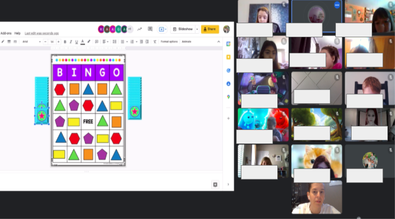AnitaBaudoux's tweet photo. For our last day of #ocsbVirtual learning, we spent some time having fun and playing games for our final Google Meet @StMaryOCSB. https://t.co/f0I2U4AdeX