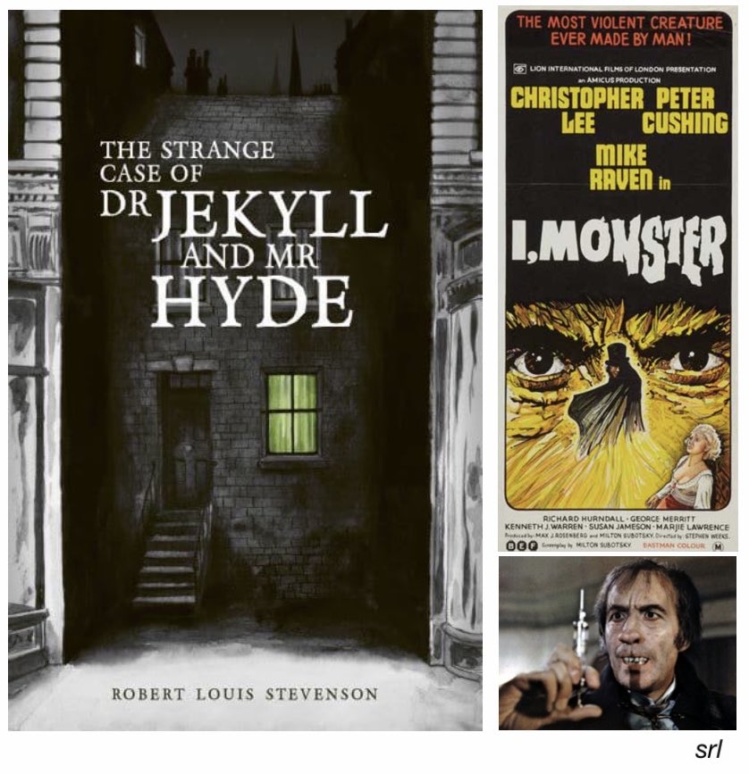 SaveRedlandLibr's tweet photo. 9:05pm TODAY on @TalkingPicsTV 

The 1971 #Horror film🎥 “I, Monster” directed by #StephenWeeks &amp; written by #MiltonSubotsky

Based on #RobertLouisStevenson’s 1886 novel📖 “Strange Case of Dr. Jekyll and Mr. Hyde”

🌟#ChristopherLee #PeterCushing #MikeRaven #RichardHurndall https://t.co/uCyTxKk0Dm