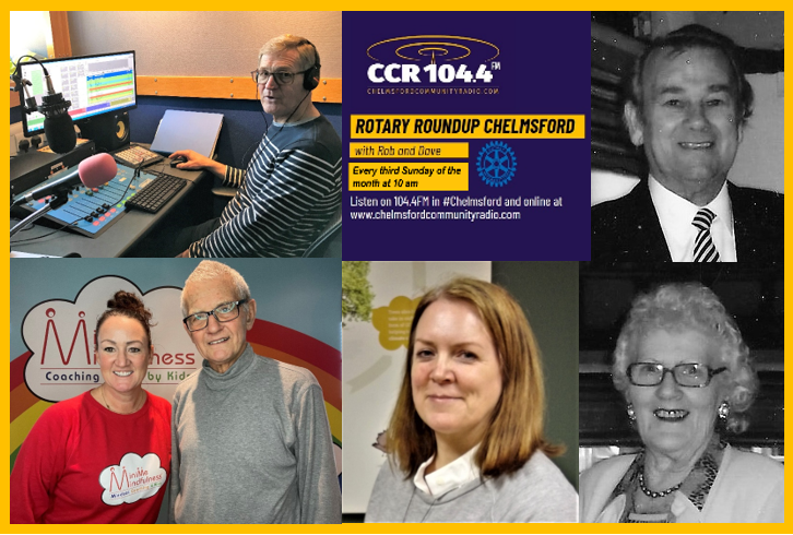 MildmayRotary's tweet photo. #RotaryRoundup Sun 16 Jan 10-noon @ChelmsfordCR News about #Rotary near and far. Chats with Tessa Hawes founder of #MiniMeMindfulness #Chelmsford + Clare Martin of #ChathamGreen #WildernessFoundation
Music chosen by Peter + Diane Barker. @RIE1240 https://t.co/yXRRP39HrO