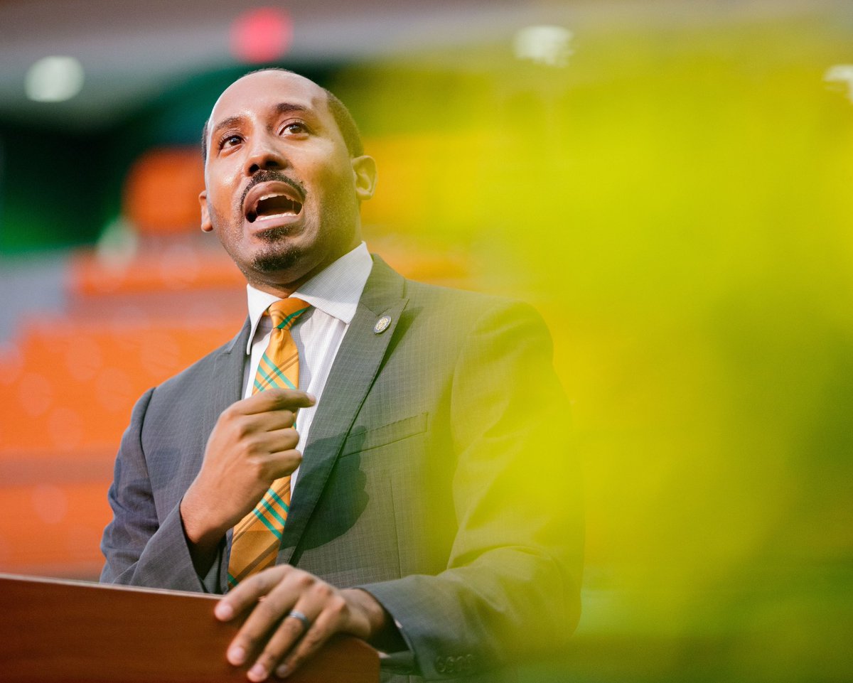 "No money in your pocket, no gas in your car, naysayers, backstabbers squashing your dreams, liars and deceivers trying to trip you up? Don't give up. Don't ever, ever, ever give up," <a href="/RamonAlexander/">Rep. Ramon Alexander</a> said.

Story by <a href="/CallTallahassee/">james call</a>: tallahassee.com/story/news/pol…