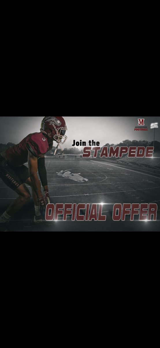 bedwell_9's tweet photo. Thank you @Coach_TJames and @MsideFootball for the official offer! https://t.co/d4Gcw0iSdR