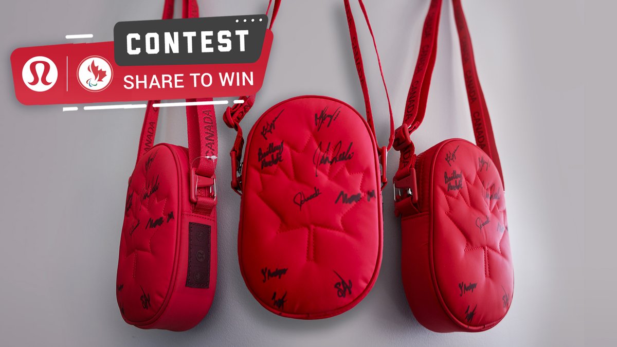 CDNParalympics's tweet photo. #DYK That with every purchase of the @lululemon Future Legacy Bag, 10% of the sales of each bag sold will support the Canadian Olympic Foundation and @ParalympicFdnCA?! 🎒RETWEET to be entered in a draw to win a FREE signed bag today! 🍁 #TeamCanada https://t.co/CvNk1pwK2M