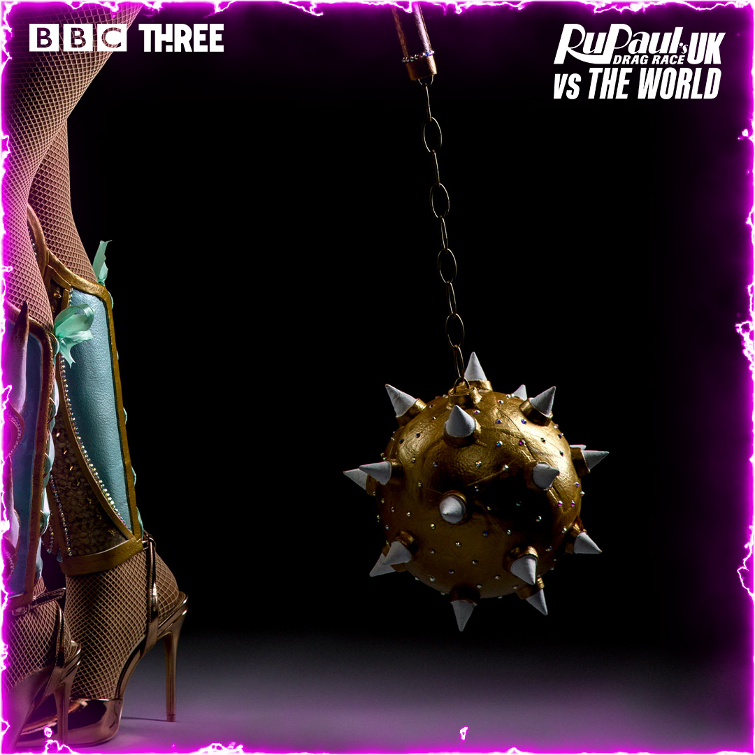 dragraceukbbc's tweet photo. Smash the mothertuckin' world. 🌍 #DragRaceUK https://t.co/oNqLgEDFnP
