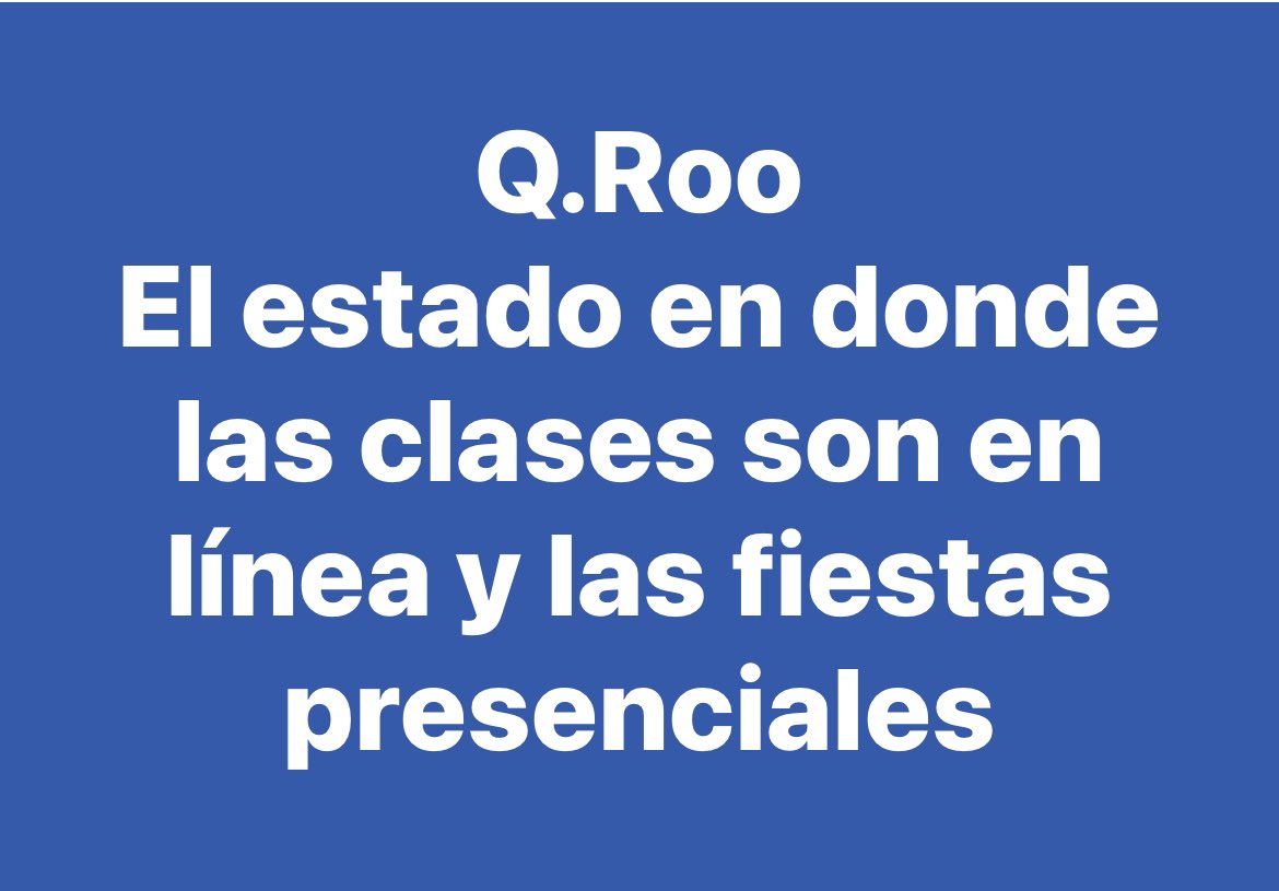 Clases Presenciales QRoo tweet media