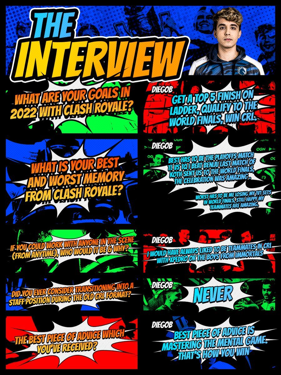 𝗖𝗥𝗟 𝗜𝗻𝘁𝗲𝗹 𝘅 𝗗𝗶𝗲𝗴𝗼𝗕.

We're very happy to bring our first Q&amp;A series with none other than former CRL World Champion, <a href="/DiegoB_CR/">DiegoB</a>.

After a brief period in which we saw Diego go into retirement, he's now confirmed to be making his comeback to the competitive scene 🏆.