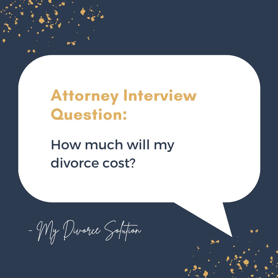 MyDivorceSoluti's tweet image. The first question on most client's list. 💸

#divorcejourney #divorcecourse #divorce101