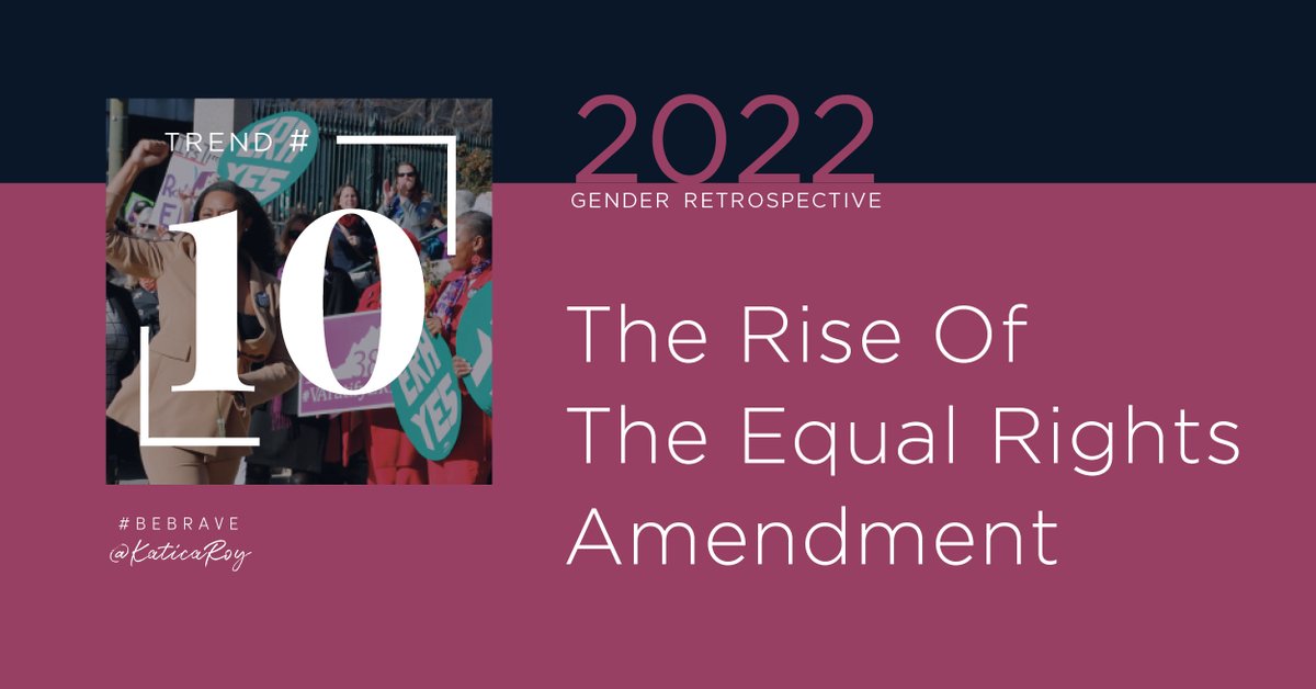katicaroy's tweet photo. Remember the #EqualRightsAmendment? It’s the one that would enshrine gender equality into the Constitution. In my #GenderRetrospective report, I present the economic case for forging ahead w/ the ERA: https://t.co/hDIoA2NIlV https://t.co/p4fqZSFD5B
