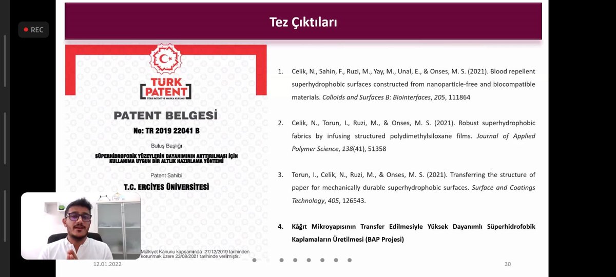 nusret0807's tweet photo. Hedeflediğim gibi yüksek lisans eğitimimi 9 makale (SCI-Q1 ve Q2) ve 4 patent ile verimli bir şekilde tamamladım. ☺️ Bana her koşulda güvenen ve inanan danışman Hocam Prof. Dr. M. Serdar Önses'e (@m_onses) çok teşekkür ederim. @EruMedya @Tubitak @BilimAkademisi @BilimKahraman https://t.co/Q1mFF1yh6z