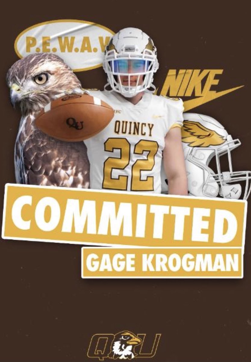 BBFam24's tweet photo. Congrats to my youngest, Gage. @QUFootball football 🏈 💪 Proud of ya big fella! @LHSFTBALL @EaglesLibertyAD @performancezonefitness @nathanyamnitz https://t.co/3SmMA9M5qi