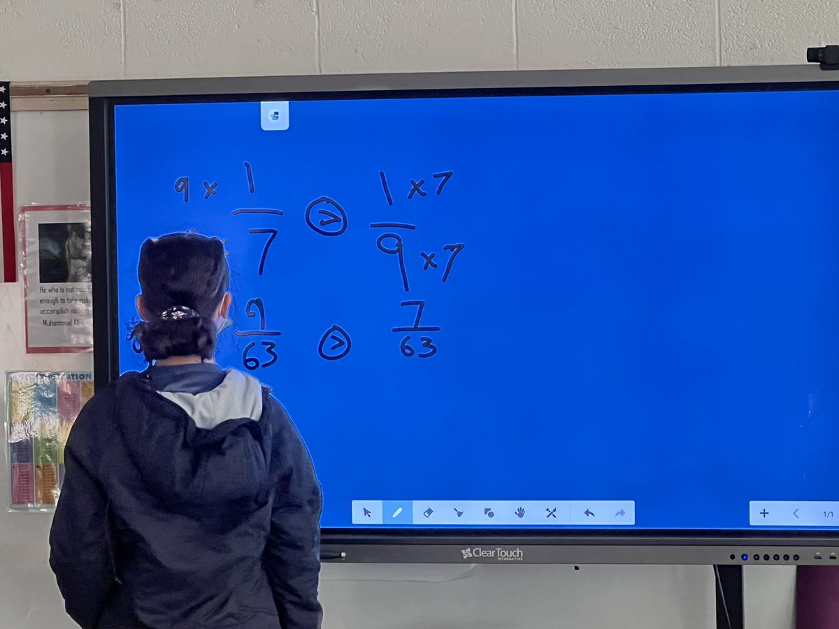 Sanders226Math's tweet photo. Comparing Fractions Using Common Denominators @Ashley_Dolphins @CCSElemEd @GTS226 @ https://t.co/tG5e9HwMVs