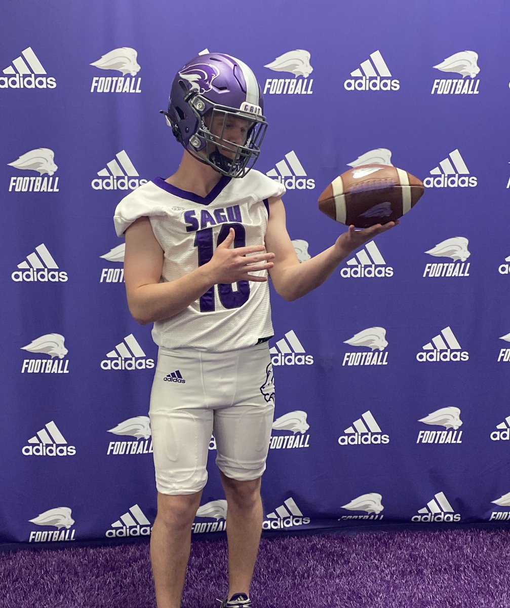 Blessed to have a great visit at @SAGU_Football today. Big thanks to <a href="/coachrsmith12/">Coach Ryan Smith</a> and <a href="/coach_hudgins/">Jared Hudgins</a>  for the great hospitality and making this place feel like home❗️🦁