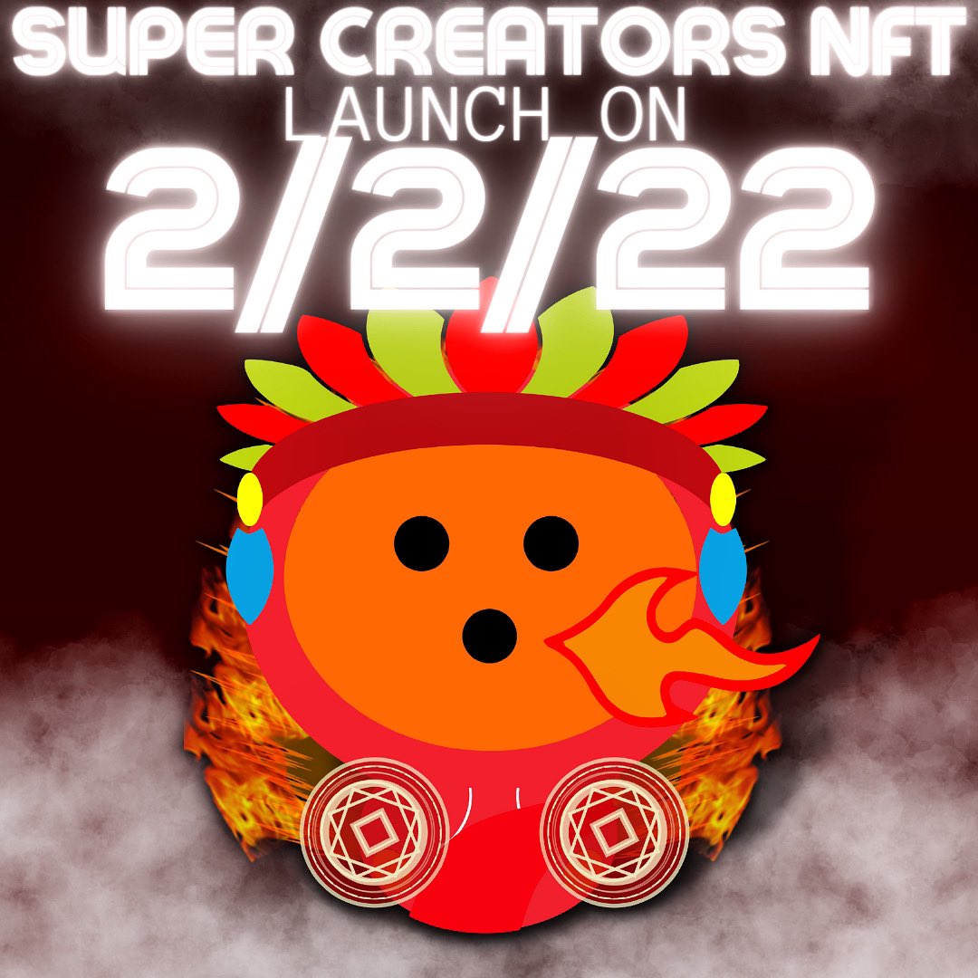 Divine Timing ✨💫

𝟮𝟮𝟮𝟮 𝗦𝘂𝗽𝗲𝗿 𝗖𝗿𝗲𝗮𝘁𝗼𝗿𝘀 𝘄𝗶𝗹𝗹 𝗯𝗲 𝗹𝗮𝗻𝗱𝗶𝗻𝗴 𝗼𝗻 𝗘𝗮𝗿𝘁𝗵 🌏 𝗼𝗻 𝟮/𝟮/𝟮𝟮

**SAVE THE DATE**

#NFT #SuperCreatorsNFT #SuperCreators