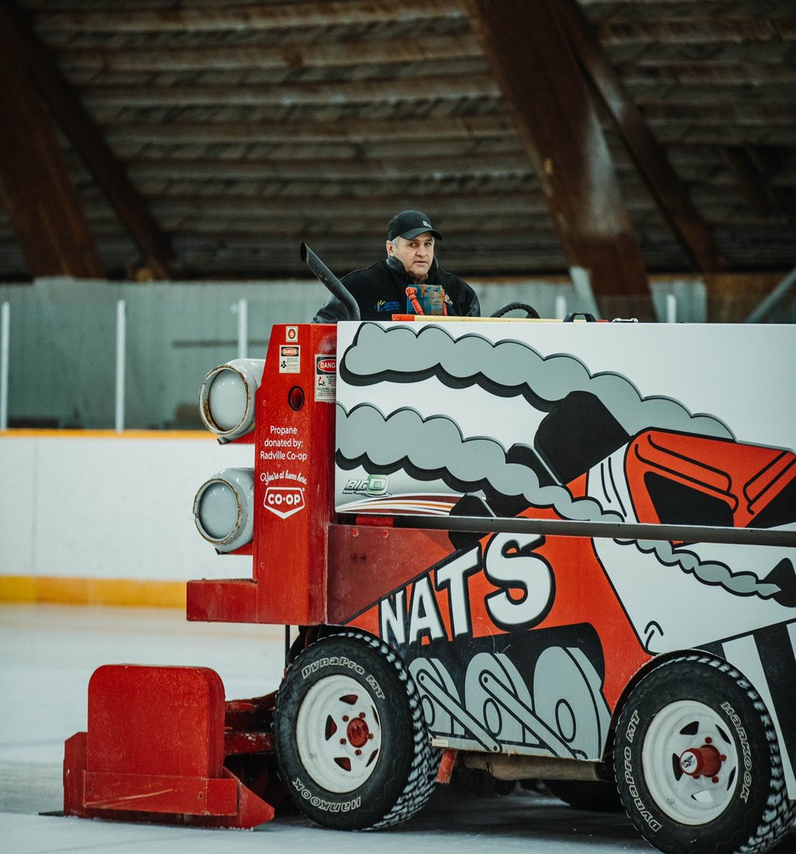 Hey <a href="/MondayNooner/">Monday Nooner</a>, where does this Zamboni place in the all-time list for Sask? #AskingForAFriend

📸 - @HomeTeam_Live