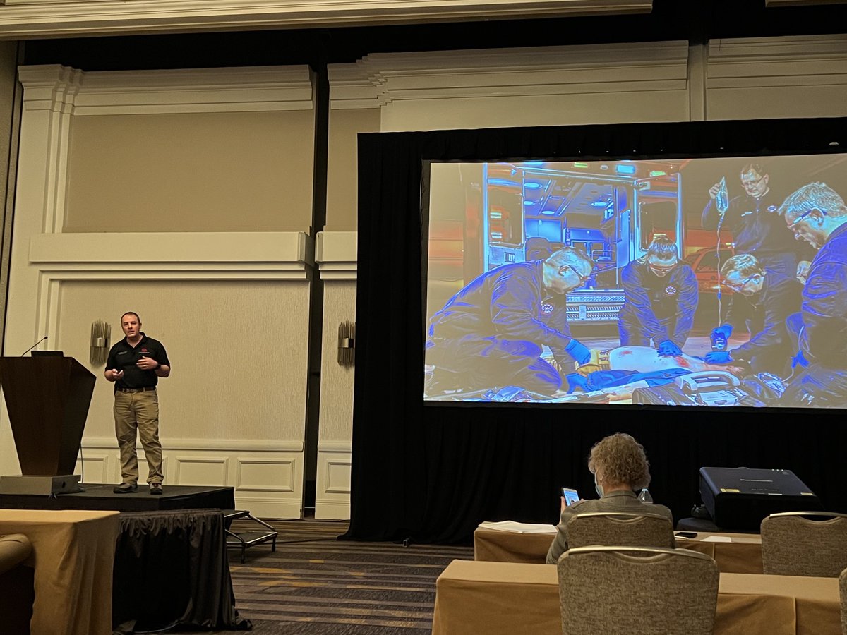 Great presentation on Psychological Skills to Improve EMS Provider Performance Under Stress by Dr. Michael Lauria, UNM. #NAEMSP2022 <a href="/NAEMSP/">NAEMSP</a> #STRESS