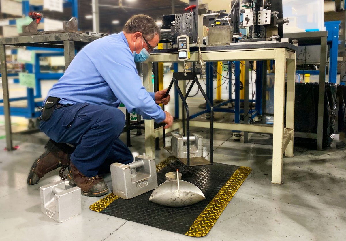 PremierScales's tweet photo. Meet your 2022 quality goals with our Tool Roundup Program. During a Tool Roundup, our team locates each piece of measuring equipment in your facility and verifies that it meets or exceeds your quality standards.
Learn more: https://t.co/oFe8pYxv5m https://t.co/od2HhpVhiG