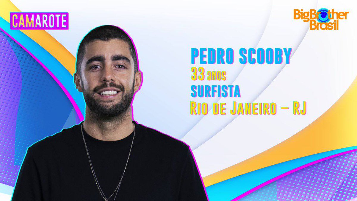marceloaprigio_'s tweet photo. đ Camarote: Pedro Scooby
⢠33 anos
⢠Surfista
⢠Rio de Janeiro - RJ
#BBB22 #BBBTeam https://t.co/GUEeL5CRX7
