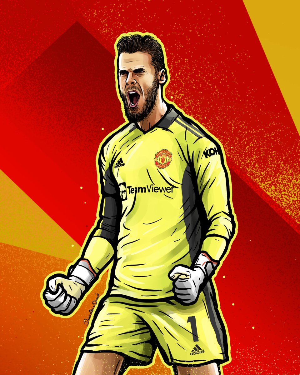 ManUtd's tweet photo. 𝔇𝔢 𝔊𝔢𝔞 🇪🇸 x 🇺🇾 ℭ𝔞𝔳𝔞𝔫𝔦

🎨 @DamienDraws

#MUFC | #FanArtFriday https://t.co/zV7wG95J0a