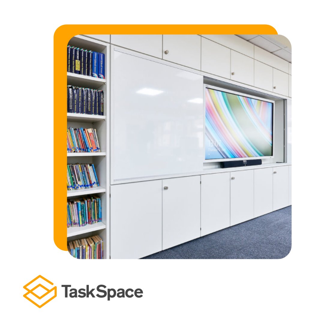 space_task's tweet image. Achieve a minimalist and practical #classroomdesign with our flagship product, the Learnstor® #teachingwall.

Get in touch for a design quote. 📲

bit.ly/3KgeoQa