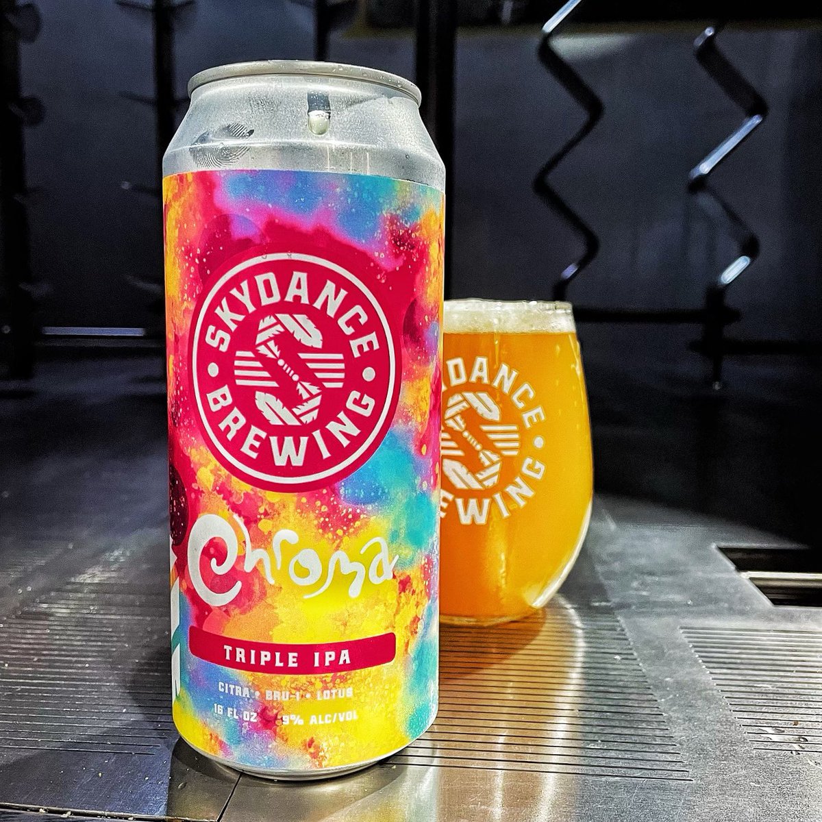 BEER RELEASE FRIDAY! The wait is over…stop by and try Chroma - our first Triple IPA dry hopped with the most hops (per barrel) of any beer we’ve ever made.

Very limited —> 4-packs/16 oz cans and on draft. We’re open until midnight tonight. #beerreleasefriday #skydancebrewing
