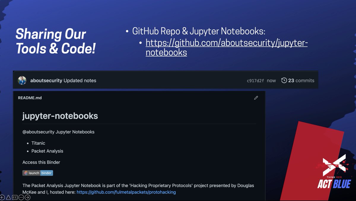aboutsecurity's tweet image. If you enjoyed my talk and want to learn more about Pandas, Jupyter Notebooks, and Visualizations for Defenders check out this repo: github.com/aboutsecurity/…
#AllAroundDefender #DataScience #PandasDataframe #JupyterNotebooks #Python
